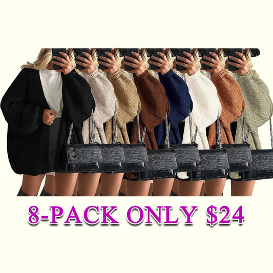 Women's Oversized Open Front Cardigan Sweater