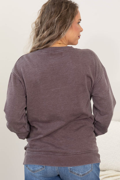 Women’s Stretch Microfleece V-Neck Sweatshirt with Pocket