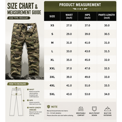 【LAST DAY SALE】Men’s practical camouflage cargo pant