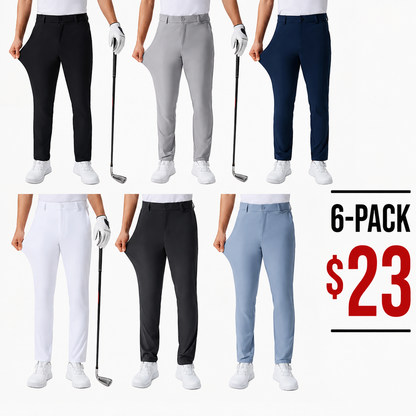 Men's Golf Pants Lightweight Stretch Work Dress Pants