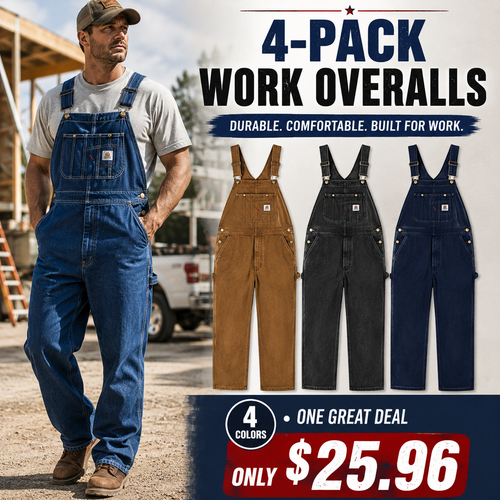 💝LAST DAY 70% OFF🔥Men's Denim Bib Overalls