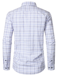 Grey Blue Plaid