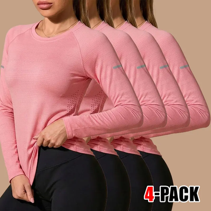 Women's Quick Dry Breathable Long Sleeve Workout Top