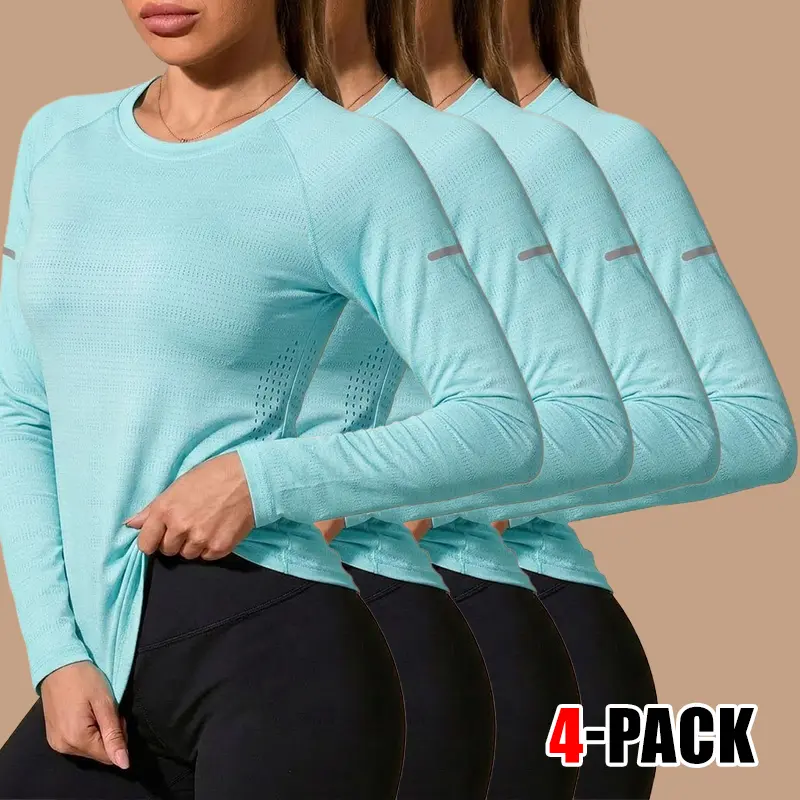 Women's Quick Dry Breathable Long Sleeve Workout Top
