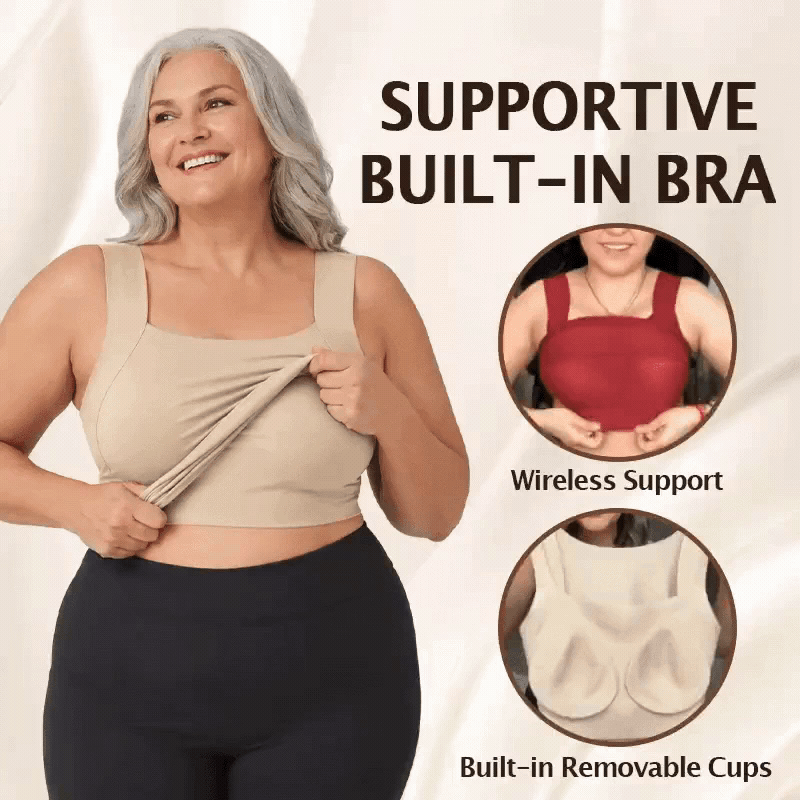🔥Built-In Comfort Bra Tank Top🔥