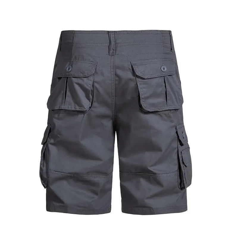 Men's Lightweight Cargo Shorts with Belt & Functional Pockets