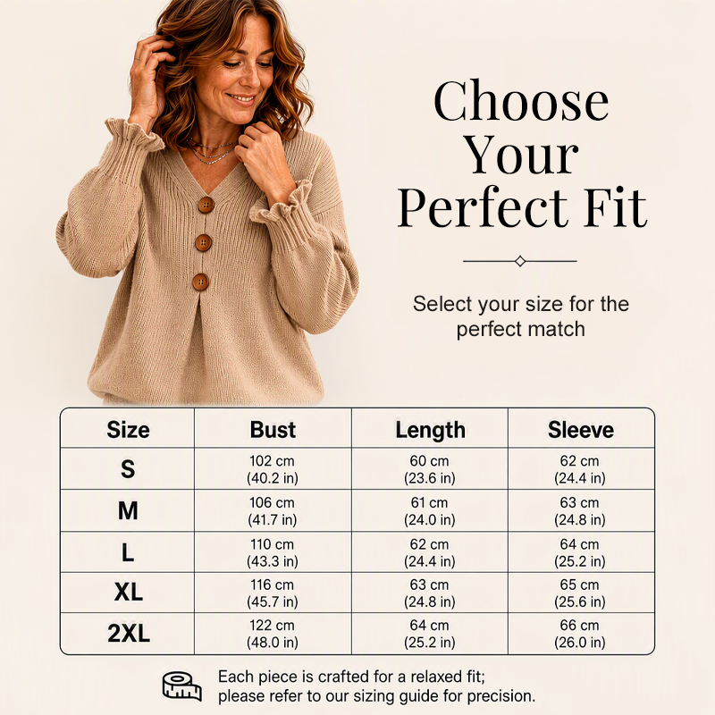 💝LAST DAY 70% OFF - Women's Soft V-Neck Textured-Knit Sweater